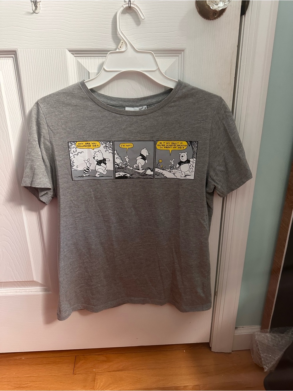 Winnie the Pooh Disney Grey Comic Strip Tee